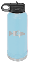 Load image into Gallery viewer, TriStar Flag Fish Laser Engraved Water Bottle (Etched)
