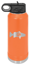 Load image into Gallery viewer, TriStar Flag Fish Laser Engraved Water Bottle (Etched)
