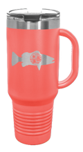 Load image into Gallery viewer, TriStar Flag Fish 40oz Handle Mug Laser Engraved
