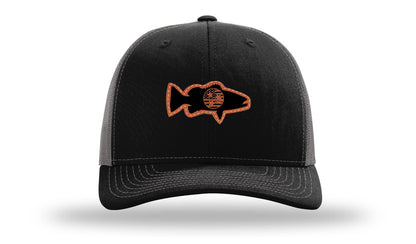Tristar Flag Bass Leather Patch Richardson 112 Hat