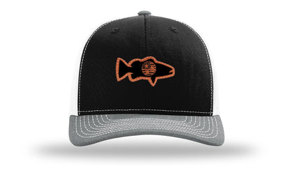 Tristar Flag Bass Leather Patch Richardson 112 Hat