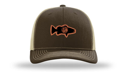Tristar Flag Bass Leather Patch Richardson 112 Hat