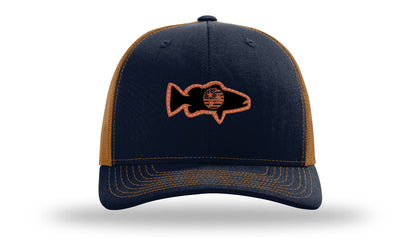 Tristar Flag Bass Leather Patch Richardson 112 Hat