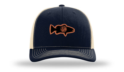 Tristar Flag Bass Leather Patch Richardson 112 Hat