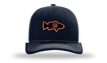 Tristar Flag Bass Leather Patch Richardson 112 Hat