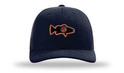 Tristar Flag Bass Leather Patch Richardson 112 Hat