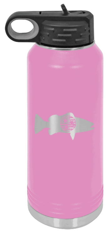Tristar Flag Turkey - 32oz Water Bottle- Light Purple