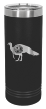 Load image into Gallery viewer, Tristar Flag Turkey Laser Engraved Skinny Tumbler (Etched)
