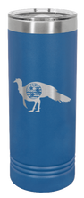 Load image into Gallery viewer, Tristar Flag Turkey Laser Engraved Skinny Tumbler (Etched)

