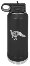 Load image into Gallery viewer, TriStar Flag Turkey Laser Engraved Water Bottle (Etched)
