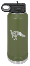 Load image into Gallery viewer, TriStar Flag Turkey Laser Engraved Water Bottle (Etched)
