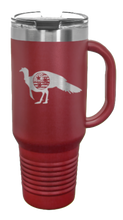 Load image into Gallery viewer, TriStar Flag Turkey 40oz Handle Mug Laser Engraved
