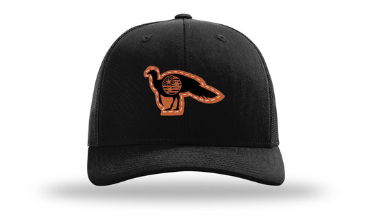 Tristar Flag Turkey Leather Patch Richardson 112 Hat