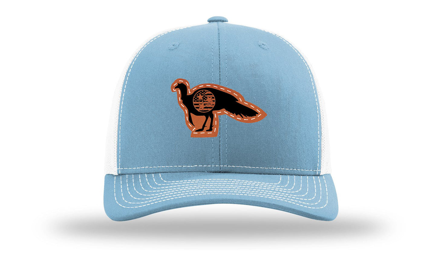 Tristar Flag Turkey Leather Patch Richardson 112 Hat
