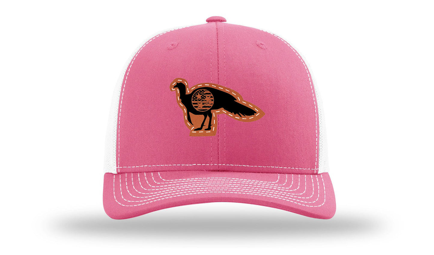 Tristar Flag Turkey Leather Patch Richardson 112 Hat