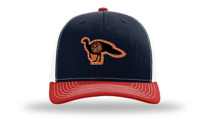 Tristar Flag Turkey Leather Patch Richardson 112 Hat