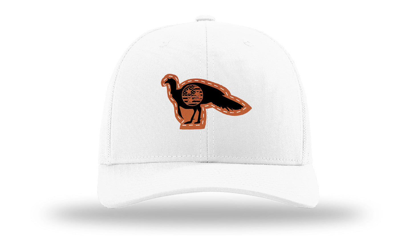 Tristar Flag Turkey Leather Patch Richardson 112 Hat