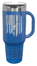 Load image into Gallery viewer, Deer Flag 2 40oz Handle Mug Laser Engraved
