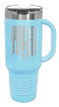 Load image into Gallery viewer, Deer Flag 2 40oz Handle Mug Laser Engraved
