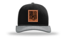 Load image into Gallery viewer, Deer Skull Flag Leather Patch Richardson 112 Hat
