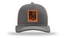 Load image into Gallery viewer, Deer Skull Flag Leather Patch Richardson 112 Hat
