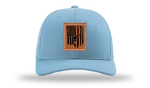 Load image into Gallery viewer, Deer Skull Flag Leather Patch Richardson 112 Hat
