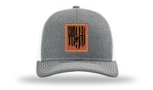Load image into Gallery viewer, Deer Skull Flag Leather Patch Richardson 112 Hat
