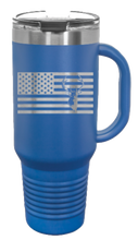 Load image into Gallery viewer, Deer Flag 40oz Handle Mug Laser Engraved
