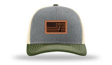 Load image into Gallery viewer, Deer Flag Leather Patch Richardson 112 Hat
