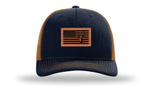 Load image into Gallery viewer, Deer Flag Leather Patch Richardson 112 Hat
