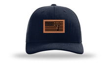 Load image into Gallery viewer, Deer Flag Leather Patch Richardson 112 Hat
