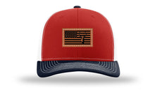 Load image into Gallery viewer, Deer Flag Leather Patch Richardson 112 Hat
