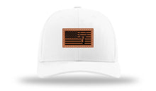 Load image into Gallery viewer, Deer Flag Leather Patch Richardson 112 Hat

