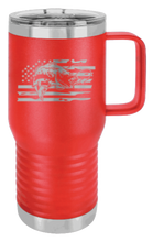 Load image into Gallery viewer, Bass Flag 2 Laser Engraved Mug (Etched)
