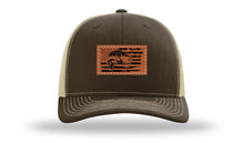Load image into Gallery viewer, Bass Flag 2 Leather Patch Richardson 112 Hat
