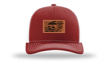 Load image into Gallery viewer, Bass Flag 2 Leather Patch Richardson 112 Hat
