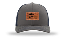 Load image into Gallery viewer, Bass Flag 2 Leather Patch Richardson 112 Hat

