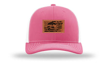 Load image into Gallery viewer, Bass Flag 2 Leather Patch Richardson 112 Hat

