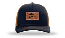 Load image into Gallery viewer, Bass Flag 2 Leather Patch Richardson 112 Hat

