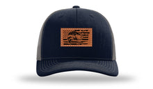 Load image into Gallery viewer, Bass Flag 2 Leather Patch Richardson 112 Hat
