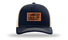 Load image into Gallery viewer, Bass Flag 2 Leather Patch Richardson 112 Hat
