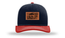 Load image into Gallery viewer, Bass Flag 2 Leather Patch Richardson 112 Hat
