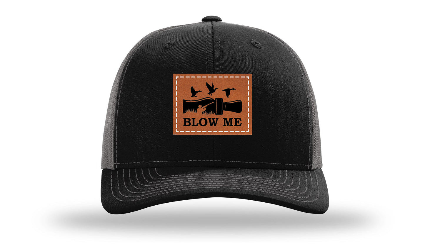 Blow Me Leather Patch Richardson 112 Hat