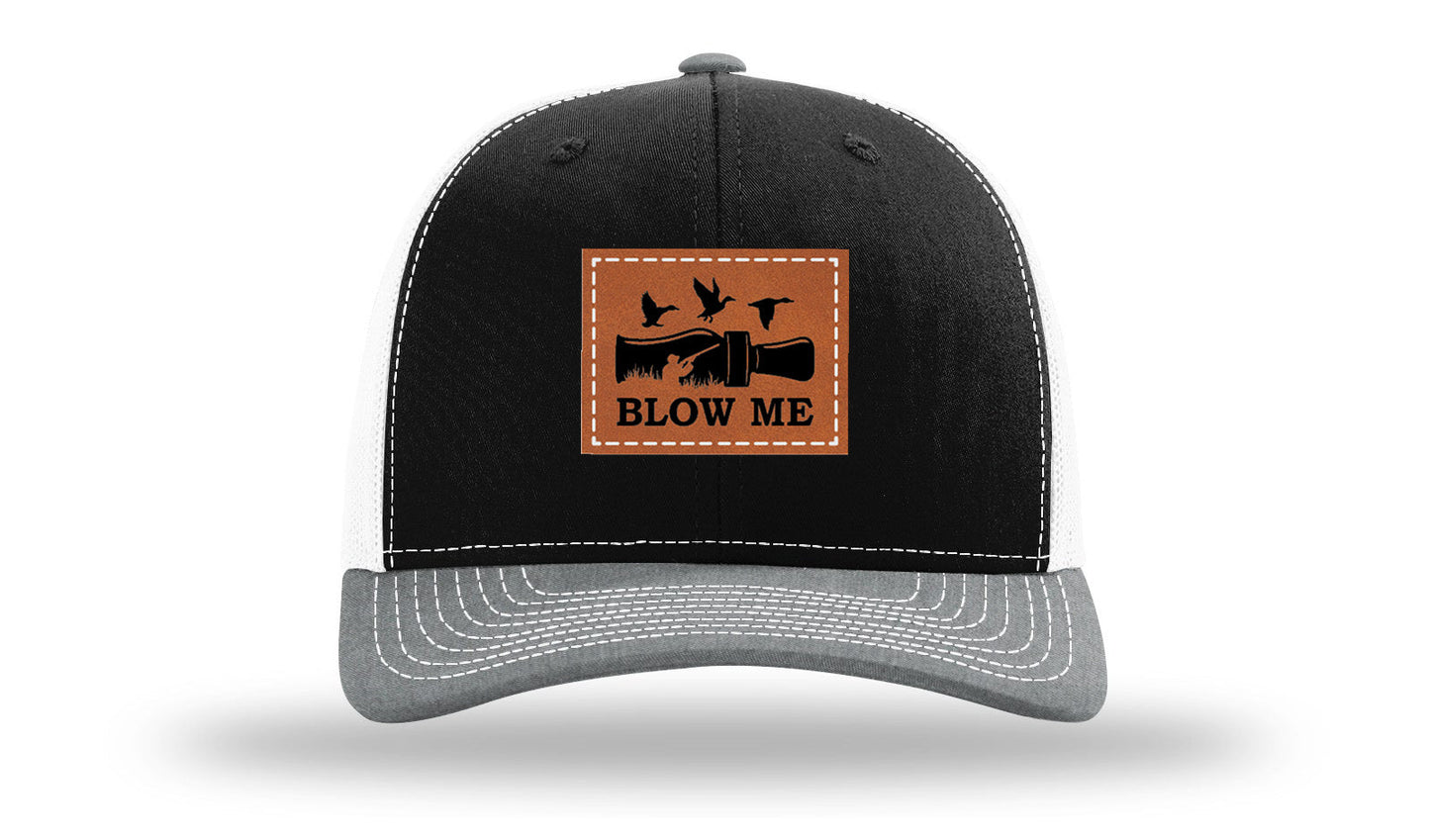 Blow Me Leather Patch Richardson 112 Hat