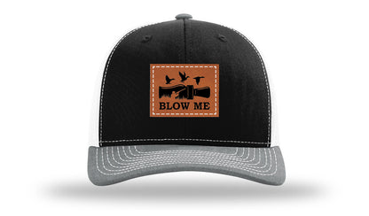 Blow Me Leather Patch Richardson 112 Hat