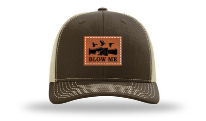 Blow Me Leather Patch Richardson 112 Hat