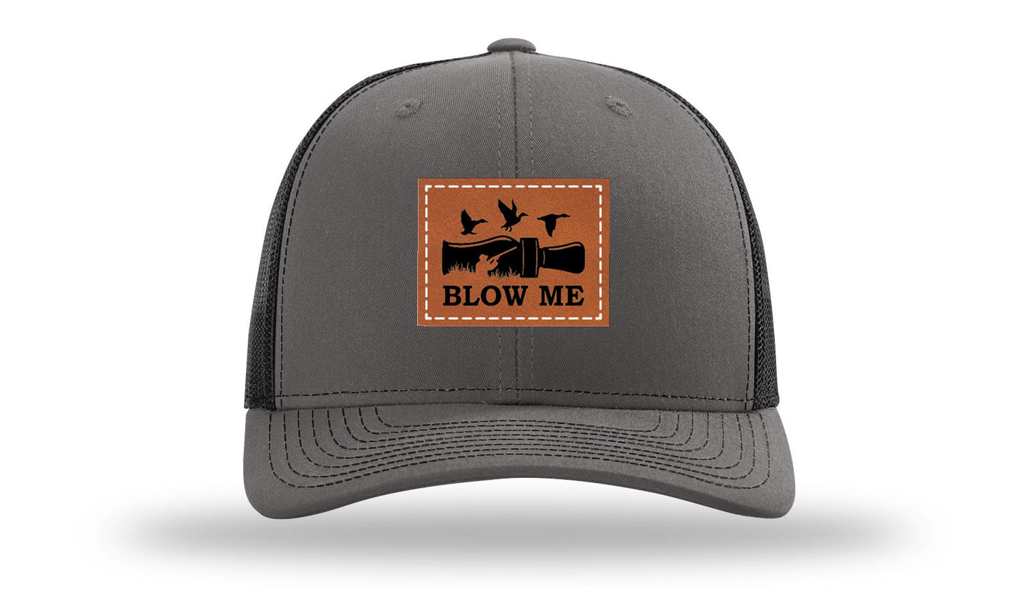 Blow Me Leather Patch Richardson 112 Hat