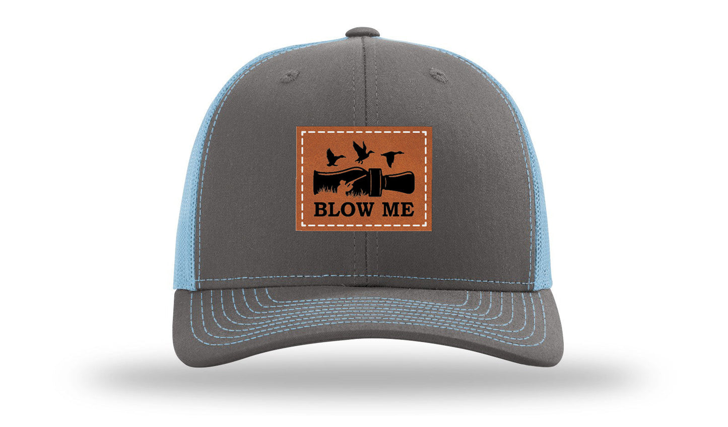 Blow Me Leather Patch Richardson 112 Hat