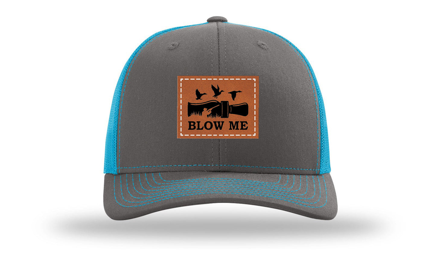 Blow Me Leather Patch Richardson 112 Hat