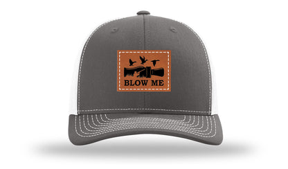 Blow Me Leather Patch Richardson 112 Hat